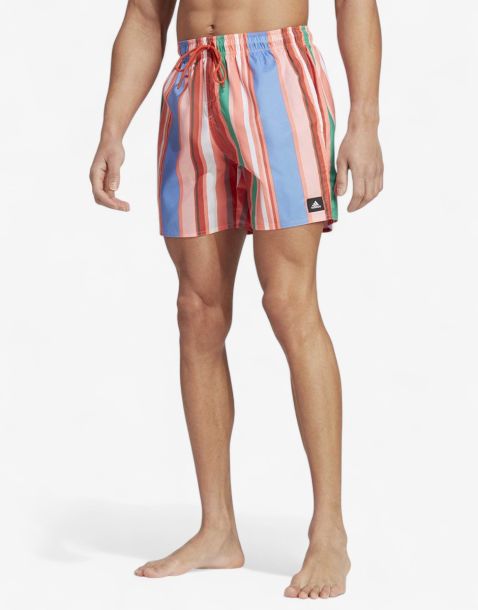 ADIDAS Performance Striped Swim Shorts Multicolor