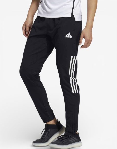 ADIDAS Player 3-Stripes Windbreaker Pants Black