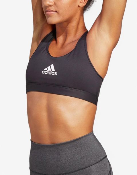 ADIDAS PowerReact Training Medium Support Bra Black
