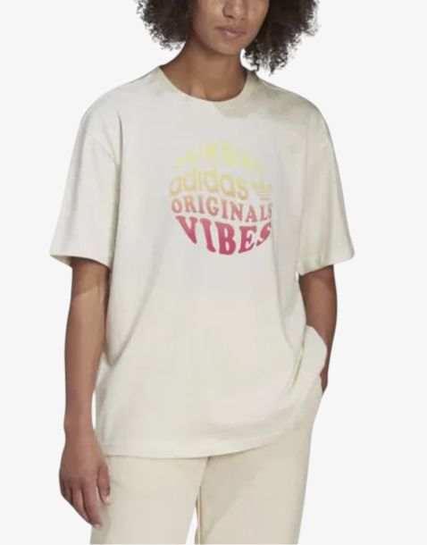 ADIDAS Premium Boyfriend Tee Beige