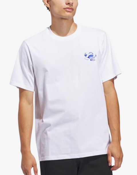 ADIDAS Remera Dog Plane Tee White