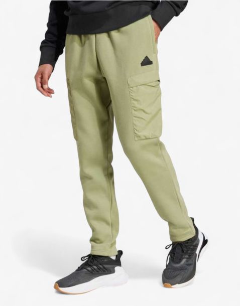 ADIDAS Sportswear City Escape Fleece Pants Green