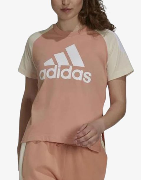 ADIDAS Sportswear Colorblock Tee Pink