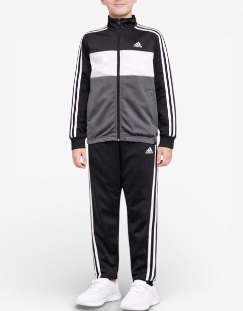 ADIDAS Sportswear Essentials Tracksuit Black/Grey