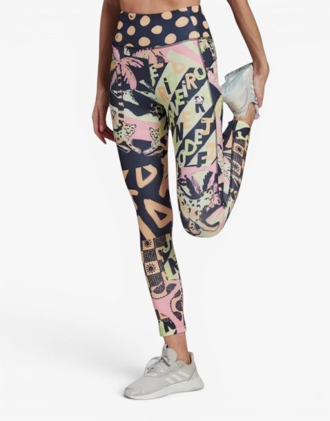 ADIDAS Sportswear Farm Print Aeroready Leggings Multicolor