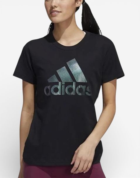 ADIDAS Sportswear Holiday Graphic Short Sleeve Tee Black