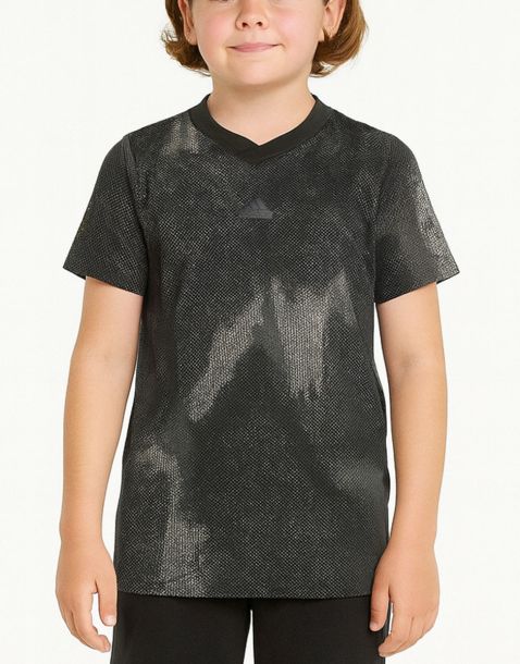 ADIDAS Spotswear Future Icons All Over Print Tee Black