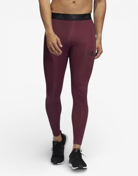 ADIDAS Techfit 3-Stripes leggings Burgundy
