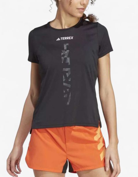 ADIDAS Terrex Agravic Trail Running Tee Black W