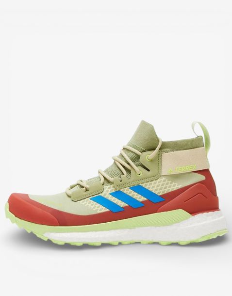 ADIDAS Terrex Free Hiker Gore-Tex Shoes Green/Red 