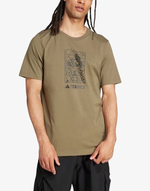 ADIDAS Terrex Graphic Tee Green