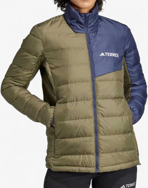 ADIDAS Terrex Multi Light Down Jacket Green/Navy