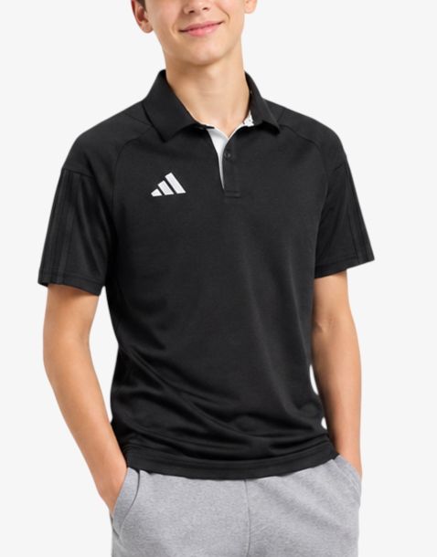 ADIDAS Tiro 23 Competition Cotton Polo Shirt Black