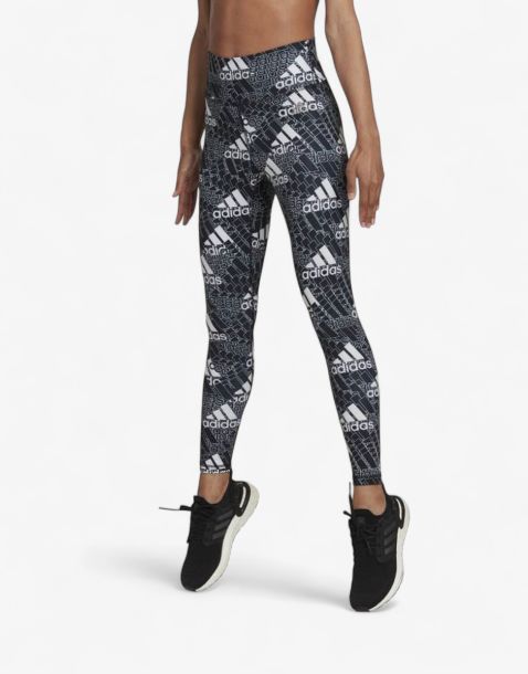 ADIDAS Training Essentials Branded 7/8 Leggings Black/White