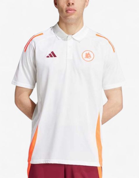 ADIDAS x As Roma Tiro 24 Competition Polo White