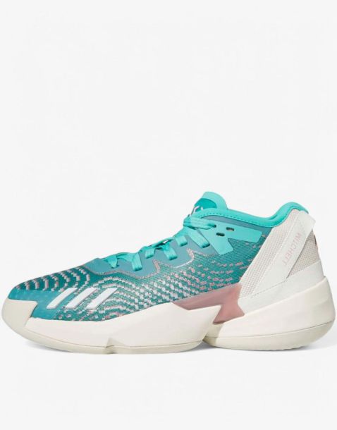 ADIDAS x Donovan Mitchell Issue 4 Basketball Shoes Turquoise