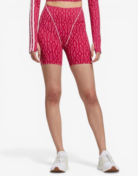 ADIDAS x Ivy Park Monogram Cycling Tights Pink