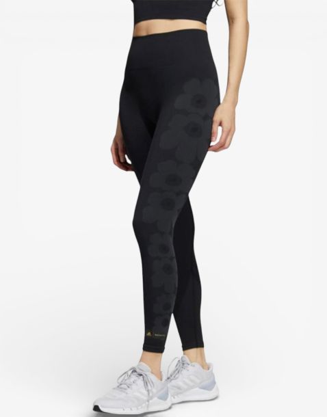 ADIDAS x Marimekko Aeroknit 7/8 Leggings Black