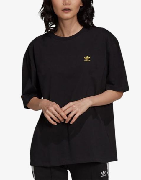 ADIDAS x Marimekko Boyfriend Tee Black