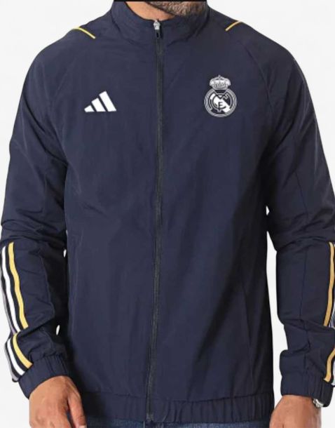 ADIDAS x Real Madrid Tiro 23 Presentation Jacket Blue