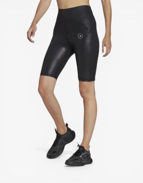 ADIDAS x Stella McCartney Sportswear Fit Brand Logo Tights Black