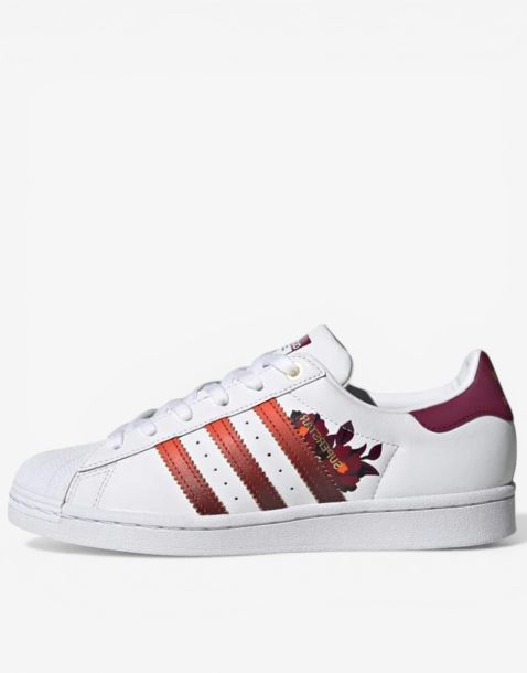 ADIDAS x Superstar Shoes White/Red