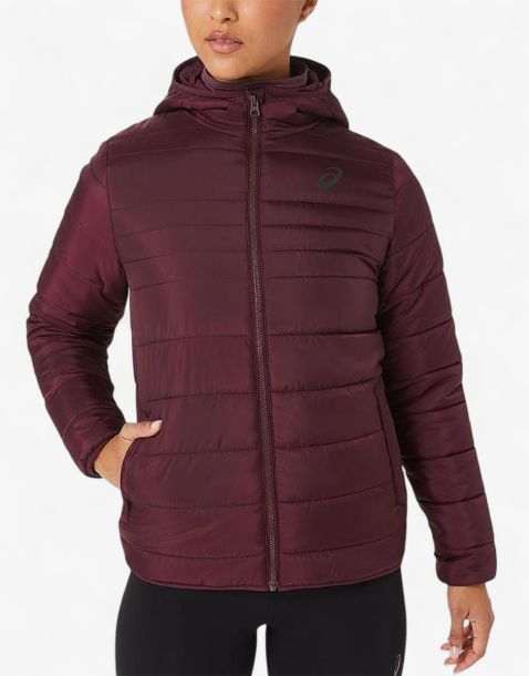 ASICS Padded Jacket Burgundy