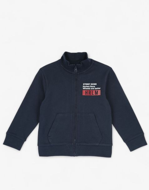 CHICCO Boys Full-Zip Track Top Dark Blue