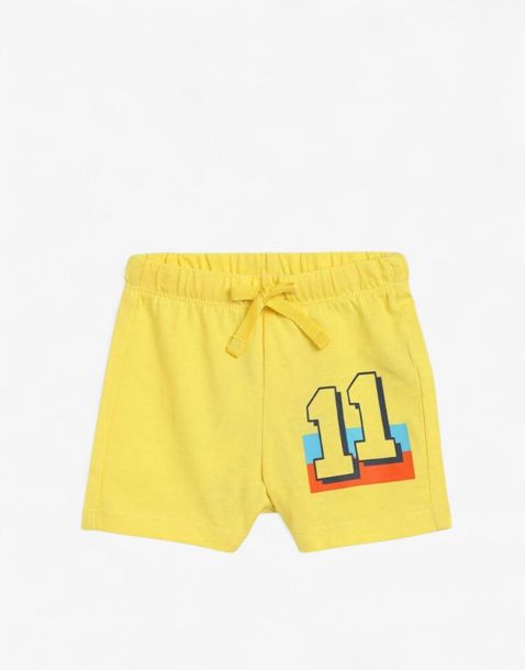 CHICCO Boys Knitted Shorts Medium Yellow