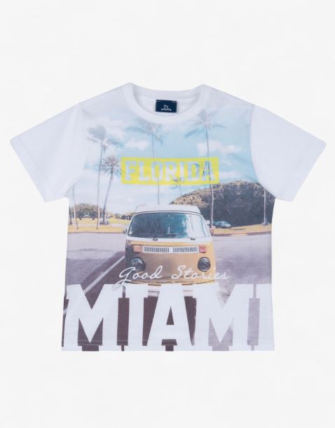 CHICCO Boys Miami Tee White/Multi