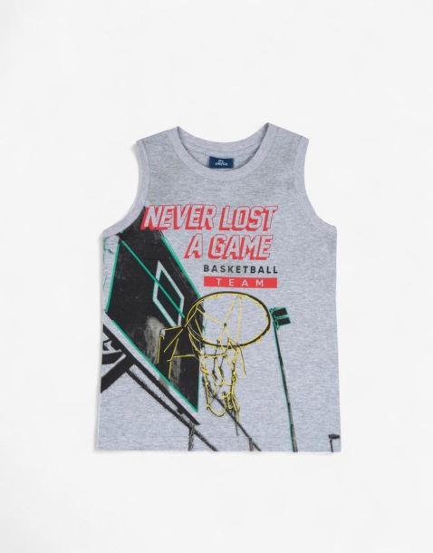 CHICCO Boys Never Lost A Game Tank Light Grey
