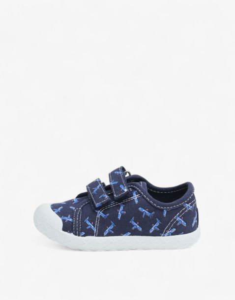 CHICCO Boys Planes Sport Shoes Dark Blue