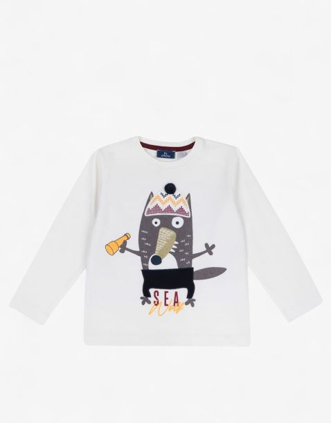 CHICCO Boys Sea Wolf Blouse White