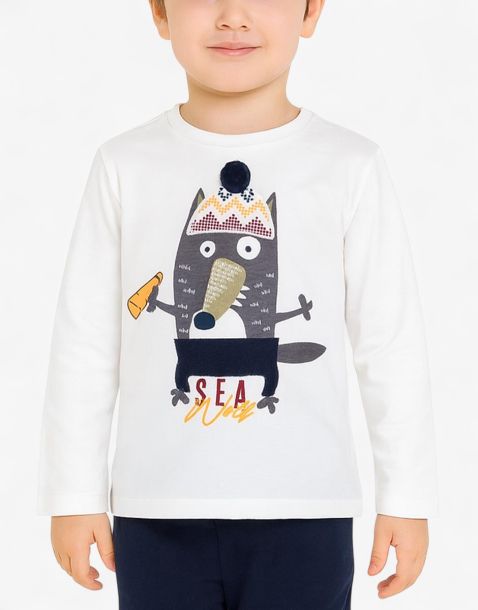 CHICCO Boys Sea Wolf Blouse White