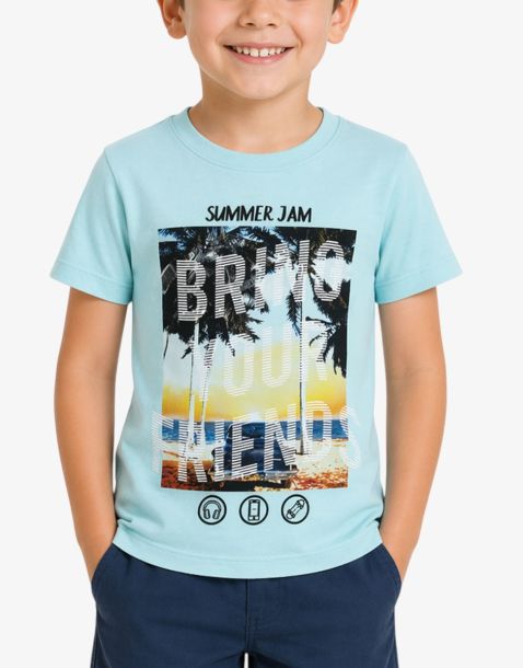 CHICCO Boys Summer Jam Tee Light Green