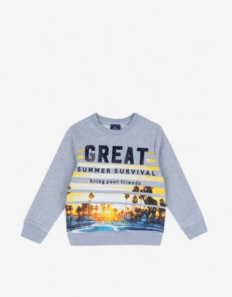 CHICCO Boys Sweatshirt Light Grey