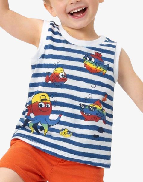CHICCO Boys Tank Natural Printed