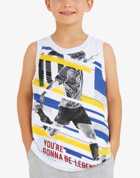 CHICCO Boys Tank White/Blue