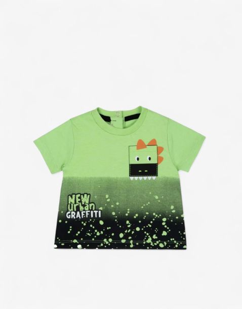 CHICCO Boys Tee Light Green/Black