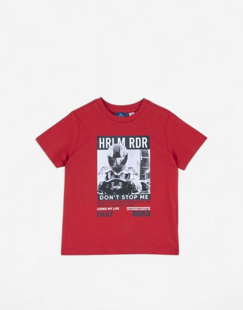CHICCO Boys Tee Medium Red