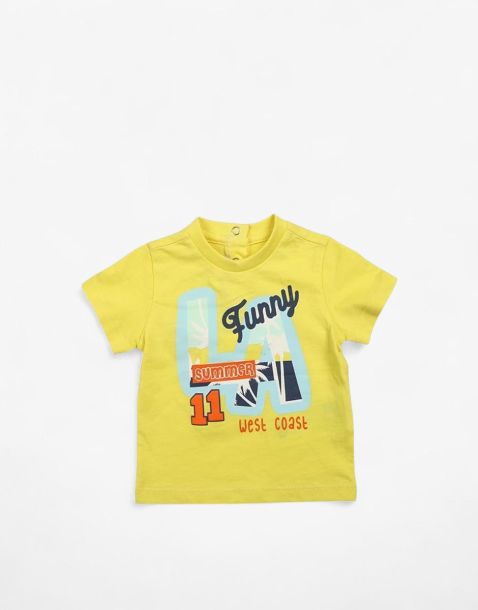 CHICCO Boys Tee Medium Yellow