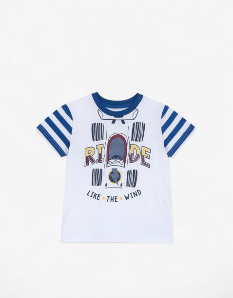 CHICCO Boys Tee White/Blue