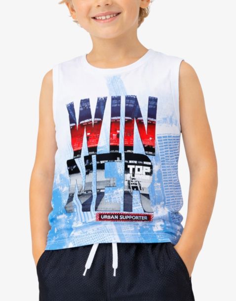 CHICCO Boys Winner Tank White/Blue