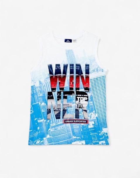 CHICCO Boys Winner Tank White/Blue