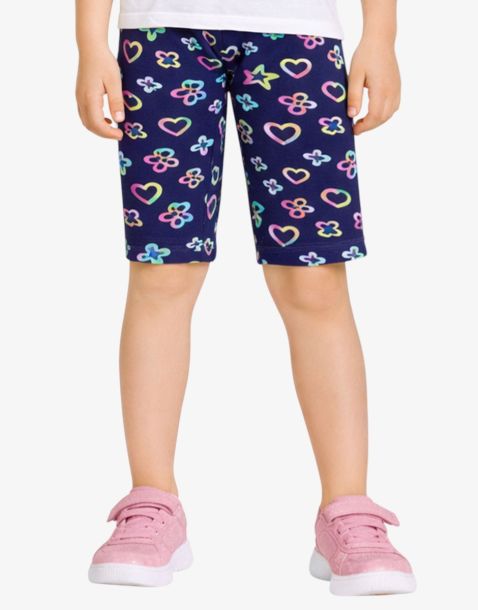 CHICCO Girls Bike Shorts Blue Printed