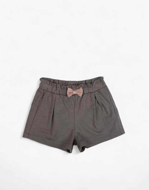 CHICCO Girls Knitted Shorts Medium Grey