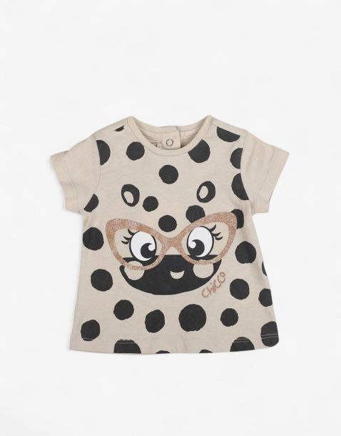 CHICCO Girls Knitted Tee Light Natural