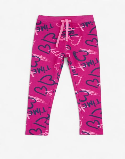 CHICCO Girls Printed Pants Pink