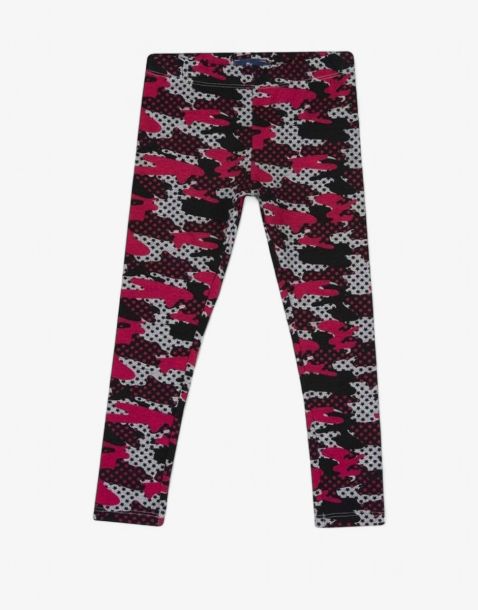 CHICCO Girls Striped Leggings Grey/Red
