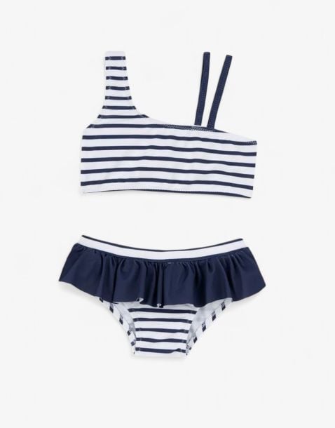 CHICCO Girls Swimsuit White/Blue